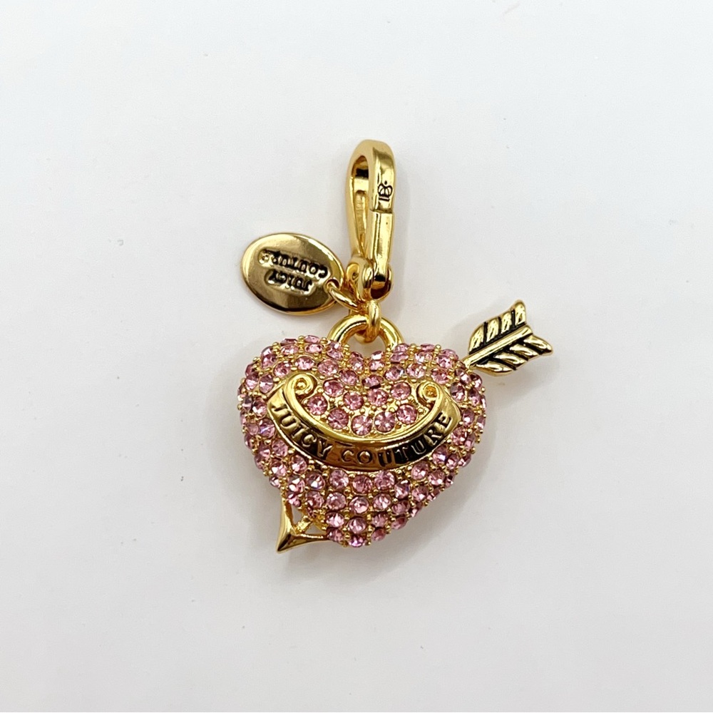 Juicy Couture pink heart locket charm